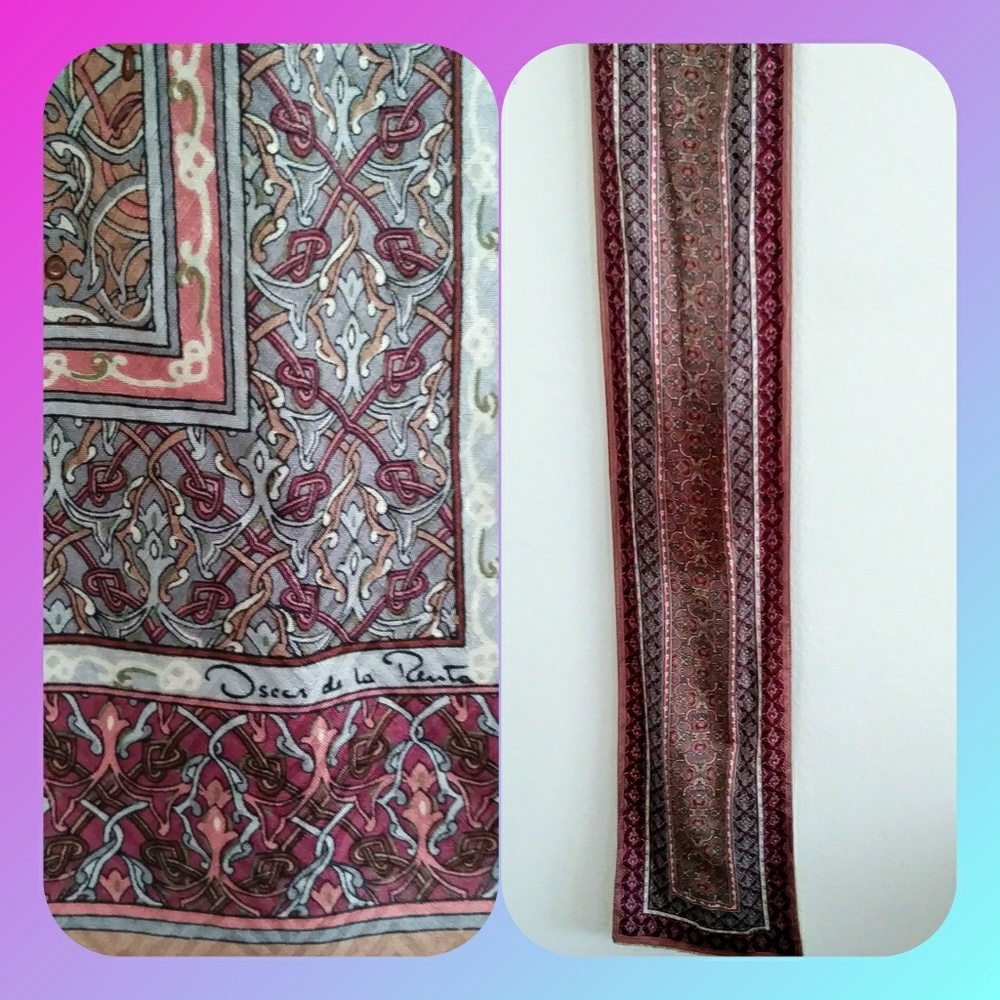 Oscar De La Renta Silk scarf